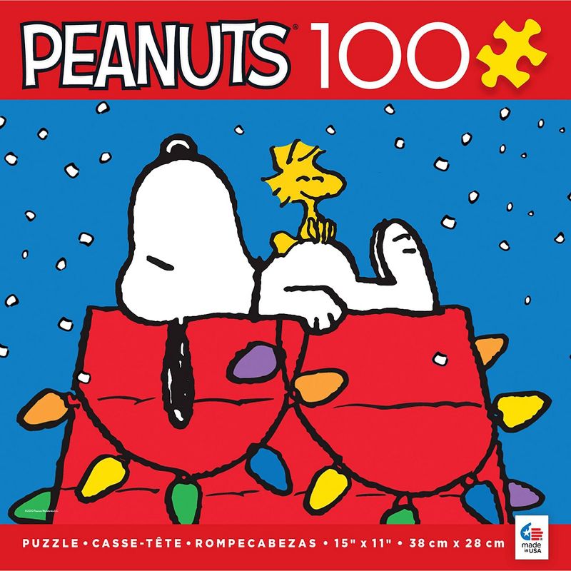 Ceaco Doghouse Nap Peanuts Jigsaw Puzzle - 100pc