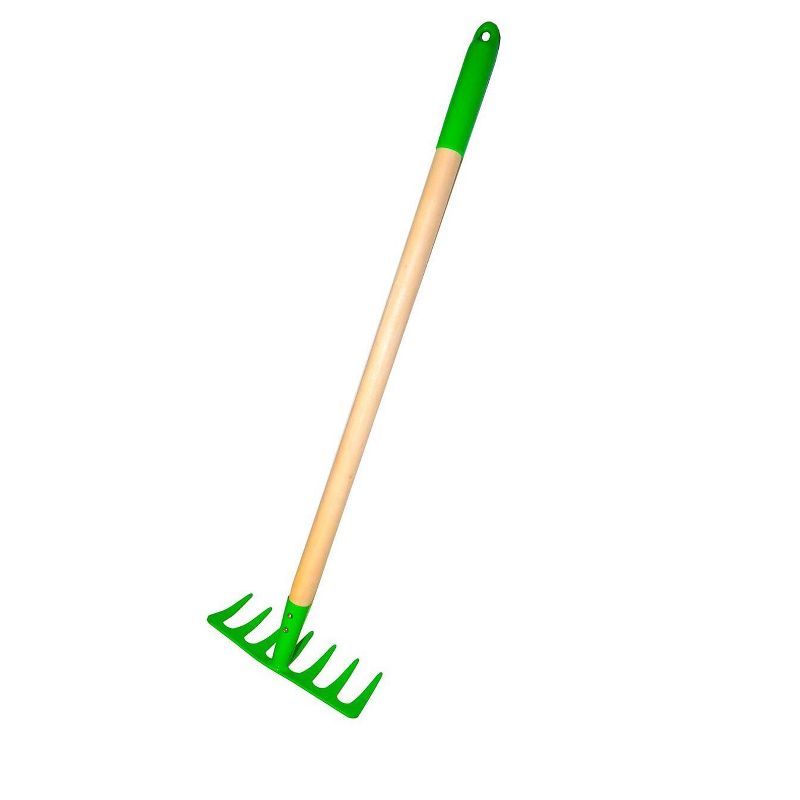 Kids Garden Tools Set, Rake, Spade, Hoe and Leaf Rake -Justforkids