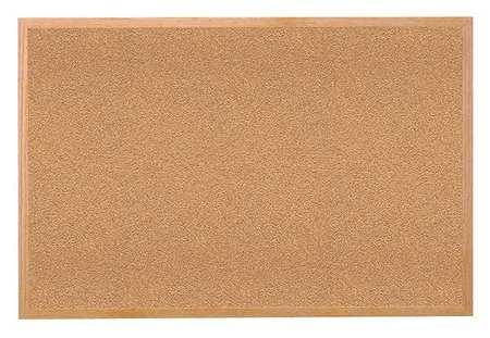 Ghent Push-Pin Bulletin Board, Cork, 48-1/2"H x 72-1/2"W, Natural   WK46