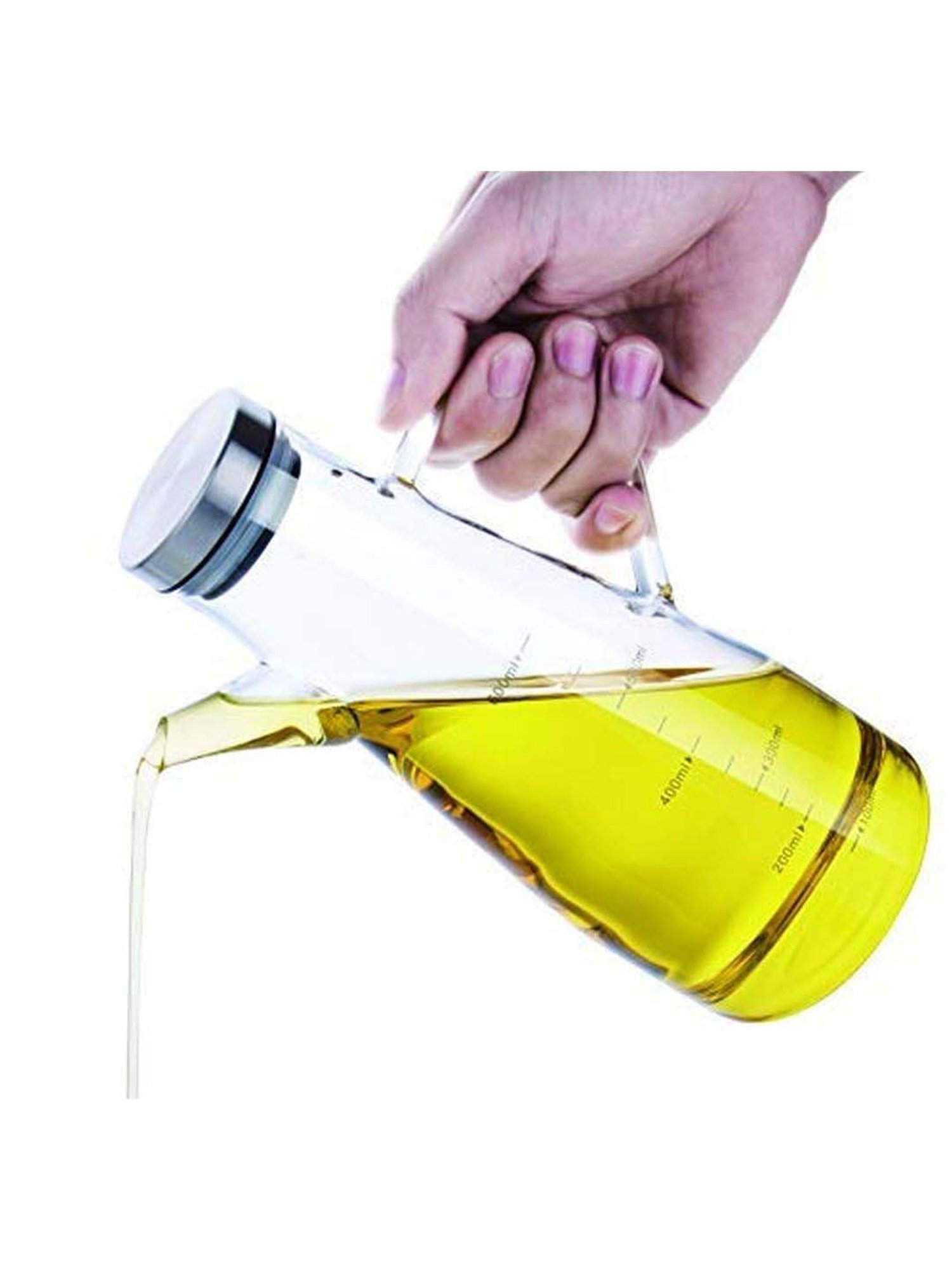 COLE & MASON White & Beige Ceramic Pourer - Set of 1