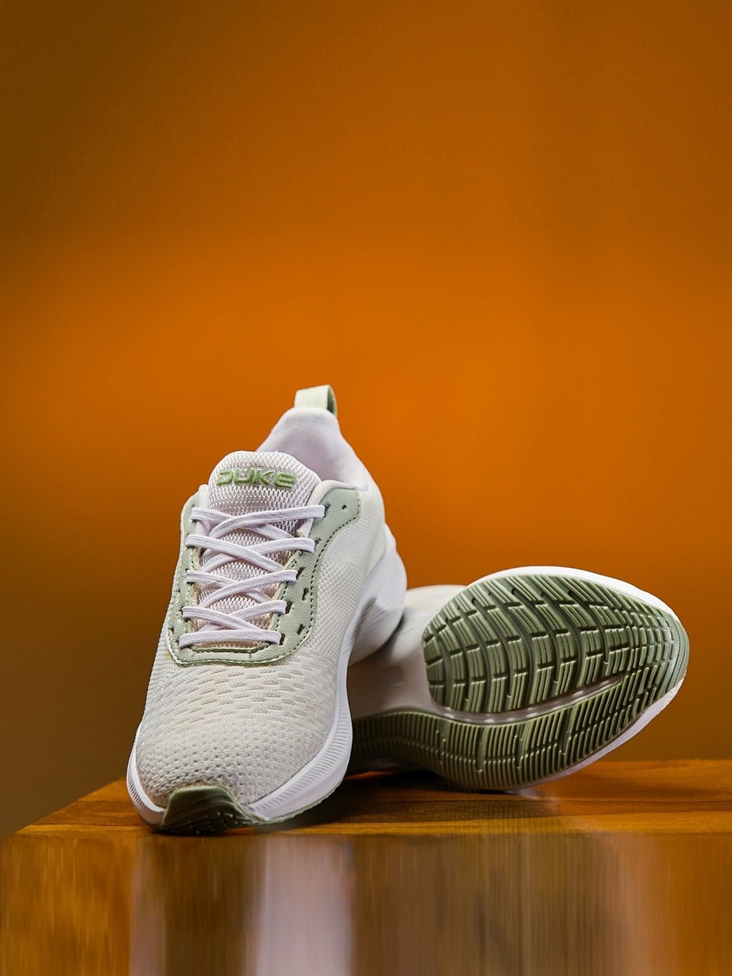 Duke Women's White Running Shoes