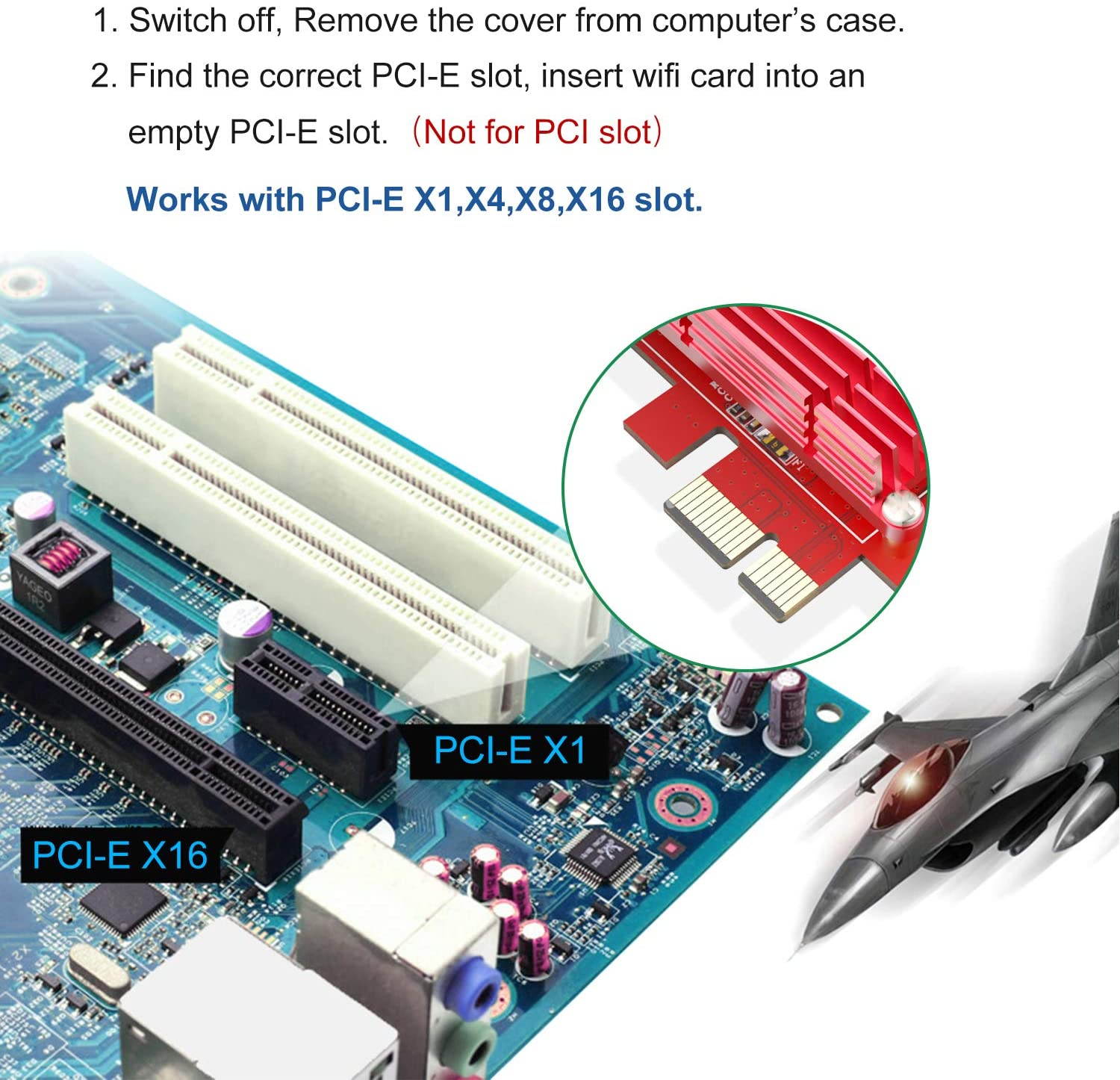 EDUP WiFi 6 Card AX 3000Mbps PCIe Network Card AX200 802.11AX 2.4Ghz/5.8Ghz with Bluetooth 5.0 & Heat Sink Wireless PCI Express Wi-Fi Adapters Dual Band Antenna for Windows 10 64-bit