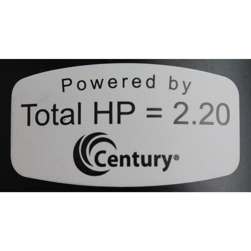 A.O. Smith Century UST1202 Up-Rated 2HP 3,450 RPM C-Face 1 Speed Pool Pump Motor