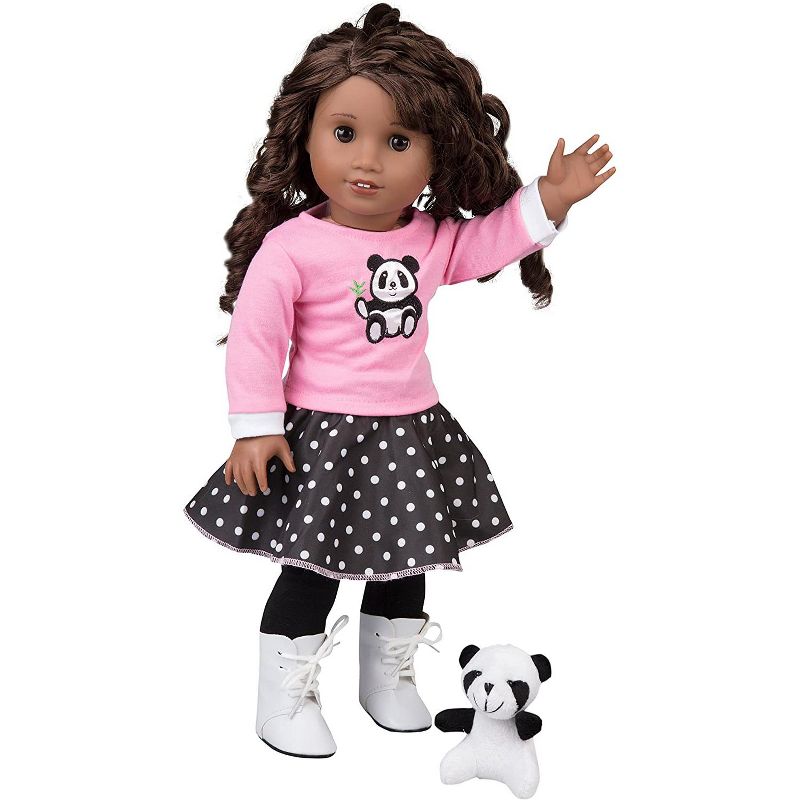 Dress Along Dolly Panda Poodle Skirt for American Girl Doll