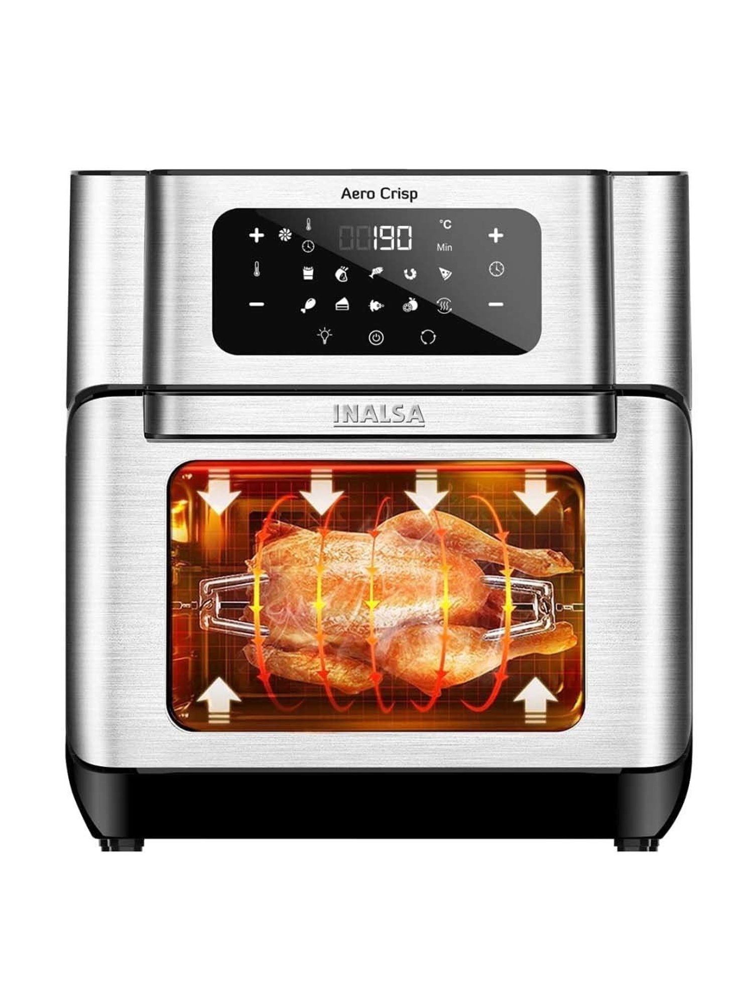 Prestige Nutrifry Black Plastic Electric Digital Touch Airfryer 4.5L