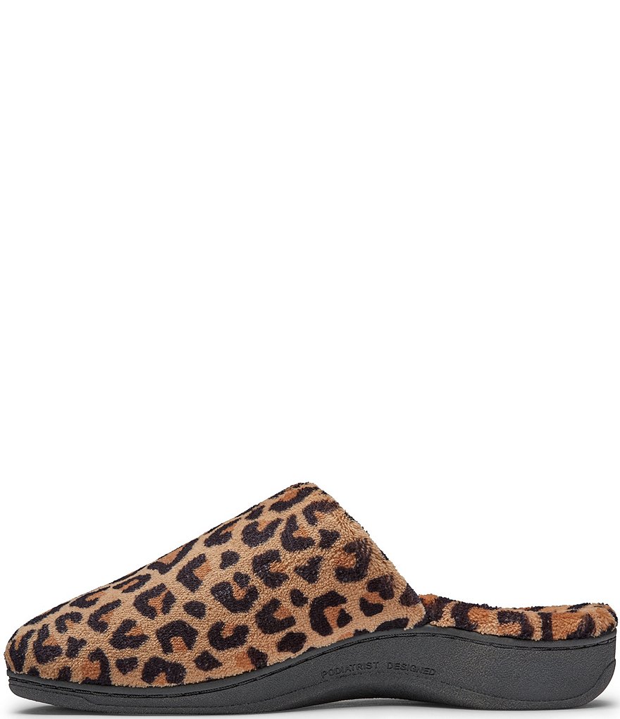 Vionic Gemma Leopard Print Slippers