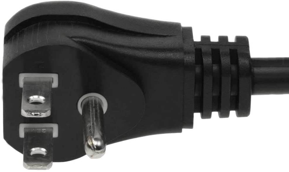 SF Cable NEMA 5-15P to C13 Standard Power Cord Right Angle, 2 feet - 18 AWG