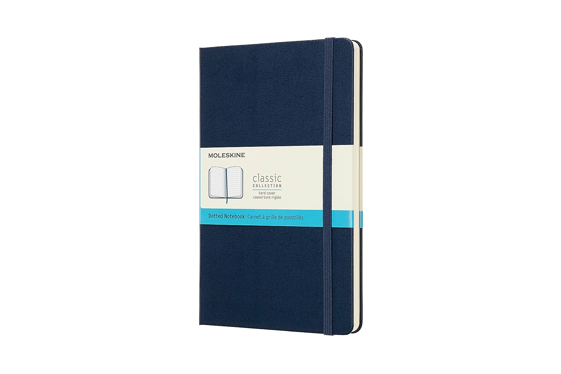 Moleskine Large Dotted Blue Sapphire Hard Cover 715437