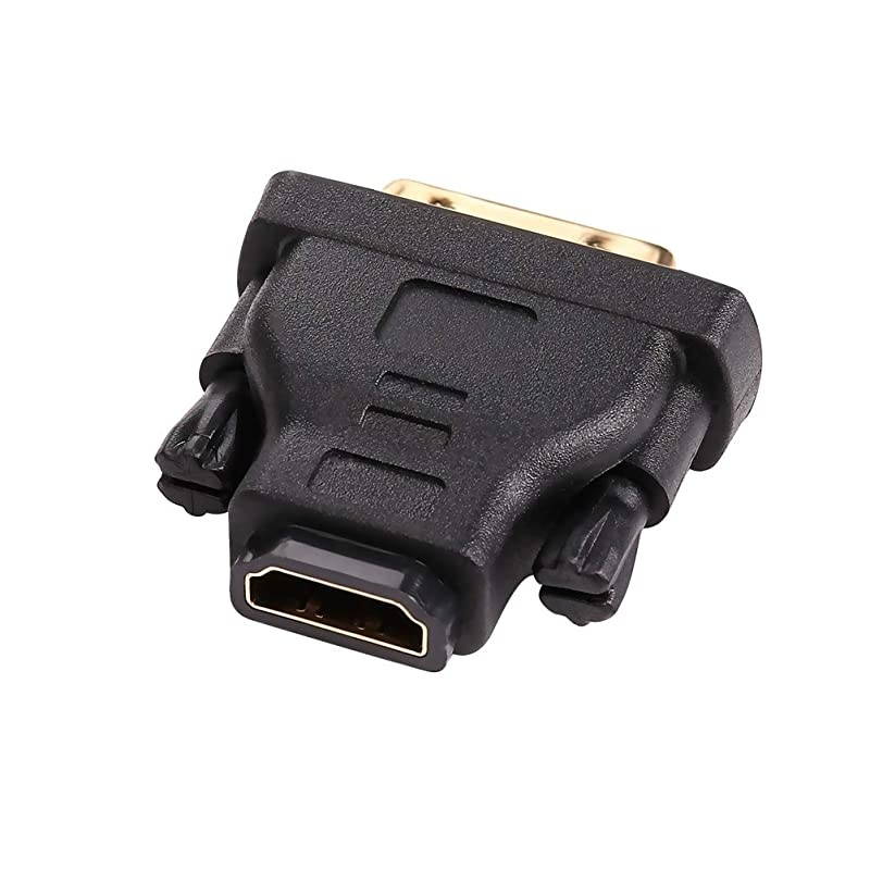 DVI Male to HDMI Female Adapter BiDirectional DVID Port Converter