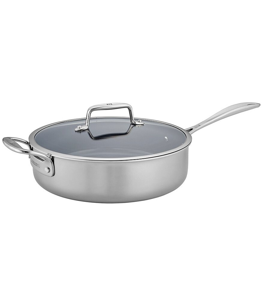 Zwilling Clad CFX 5-qt Stainless Steel Ceramic Nonstick Saute Pan