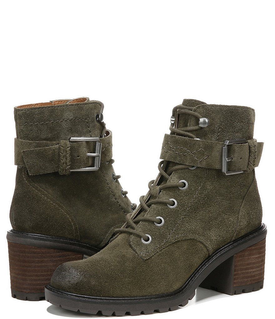 Zodiac Gemma Suede Lug Sole Booties