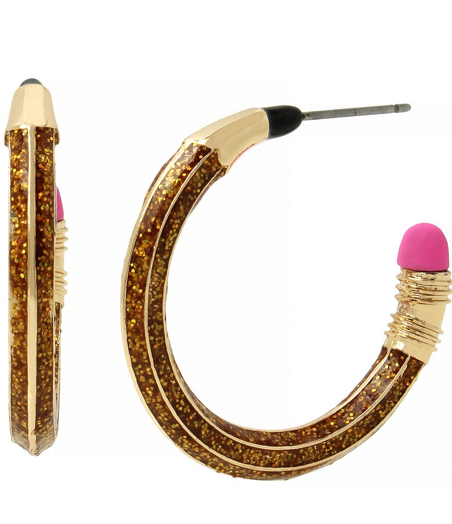 Sanctuary Project Semi Precious Turquoise and White Howlite Three Stone Stud Earrings Gold