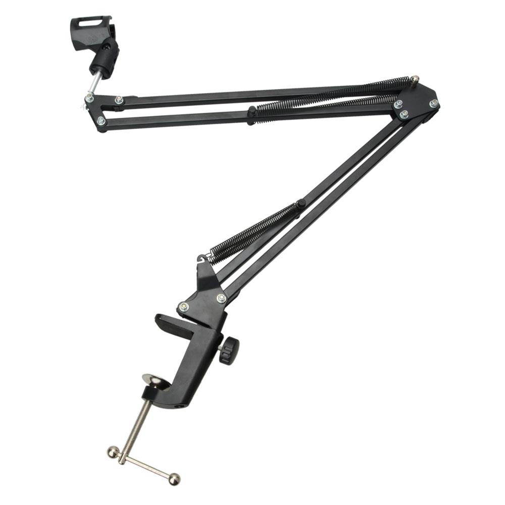 New Mic Microphone Suspension Boom Scissor Arm Stand Holder for Studio Broadcast