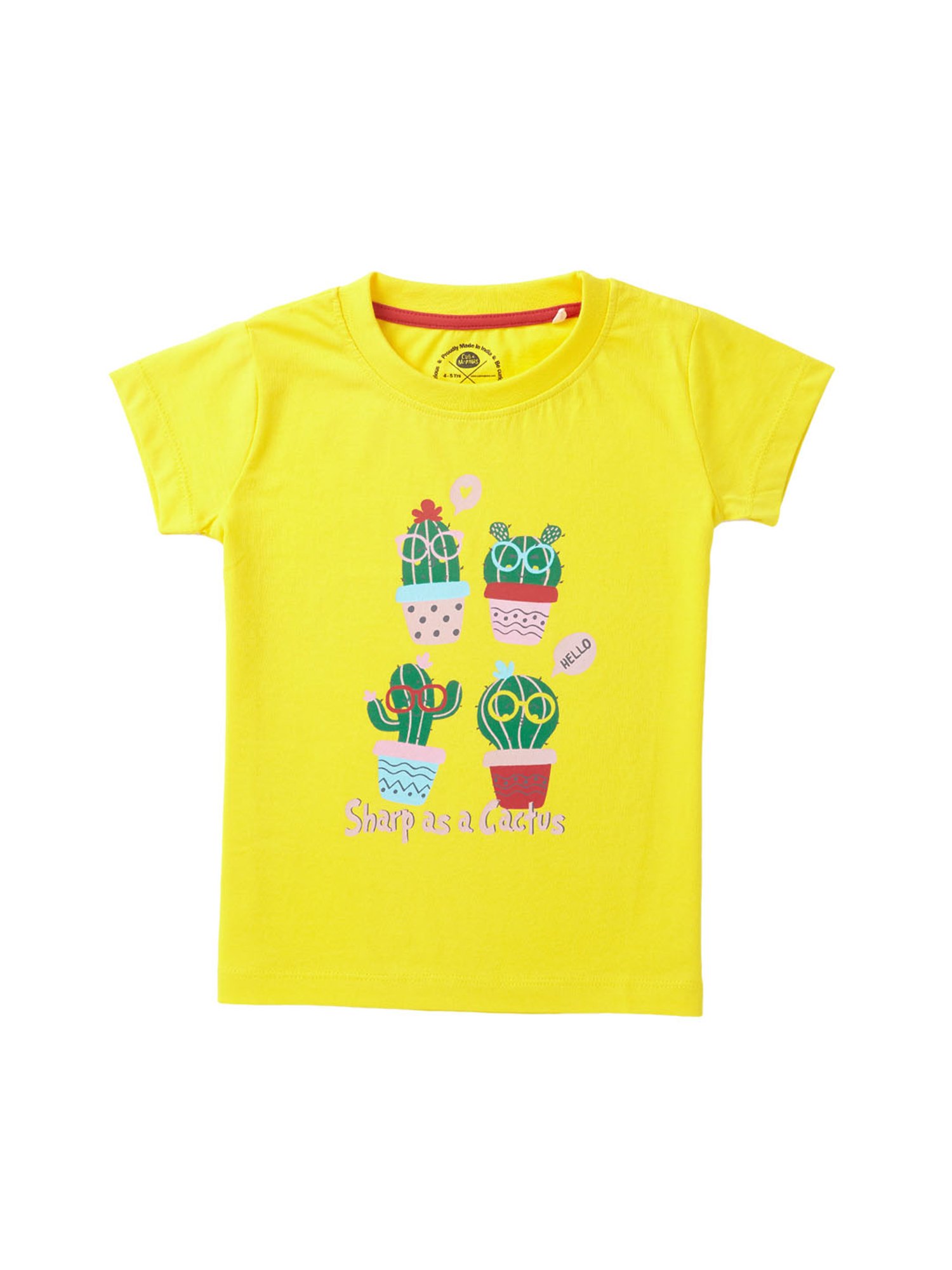 Cub McPaws Kids Multicolor Printed  T-Shirts