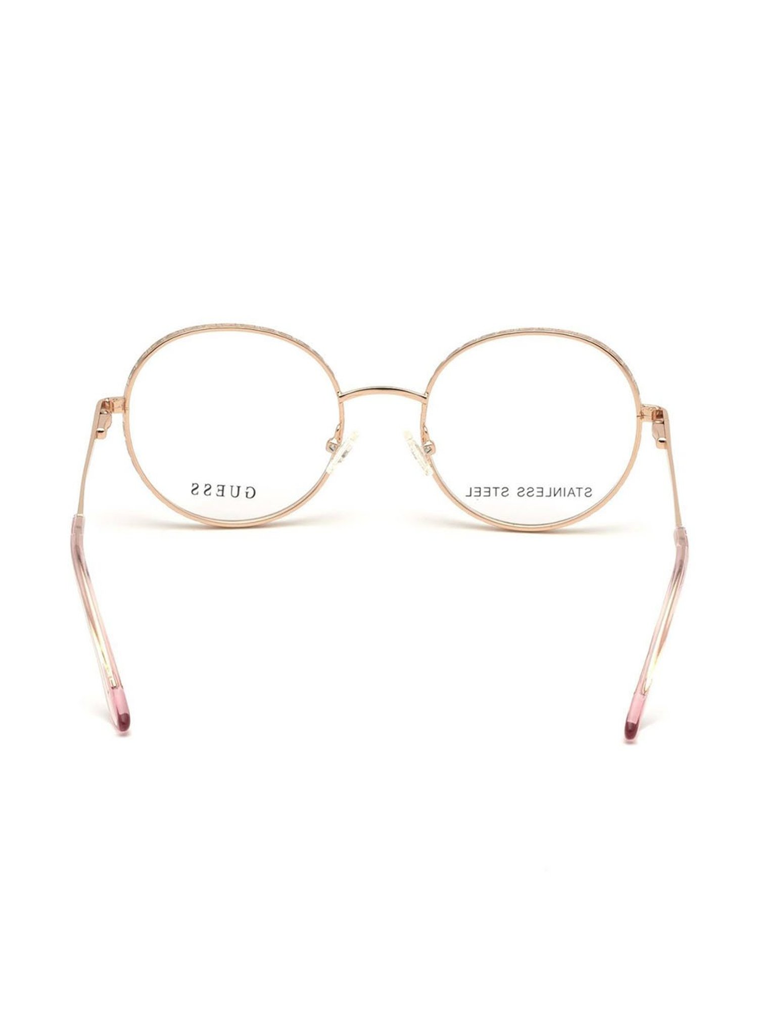 Guess Rose Gold Round Eye Frames for Women