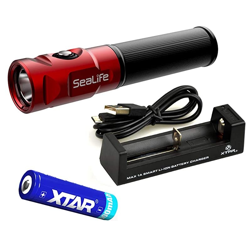 Sea Dragon Mini 900S Power Kit with SD Mini 900 Light Lanyard with BC Clip 2600mAh Battery amp Charger SLKITO6