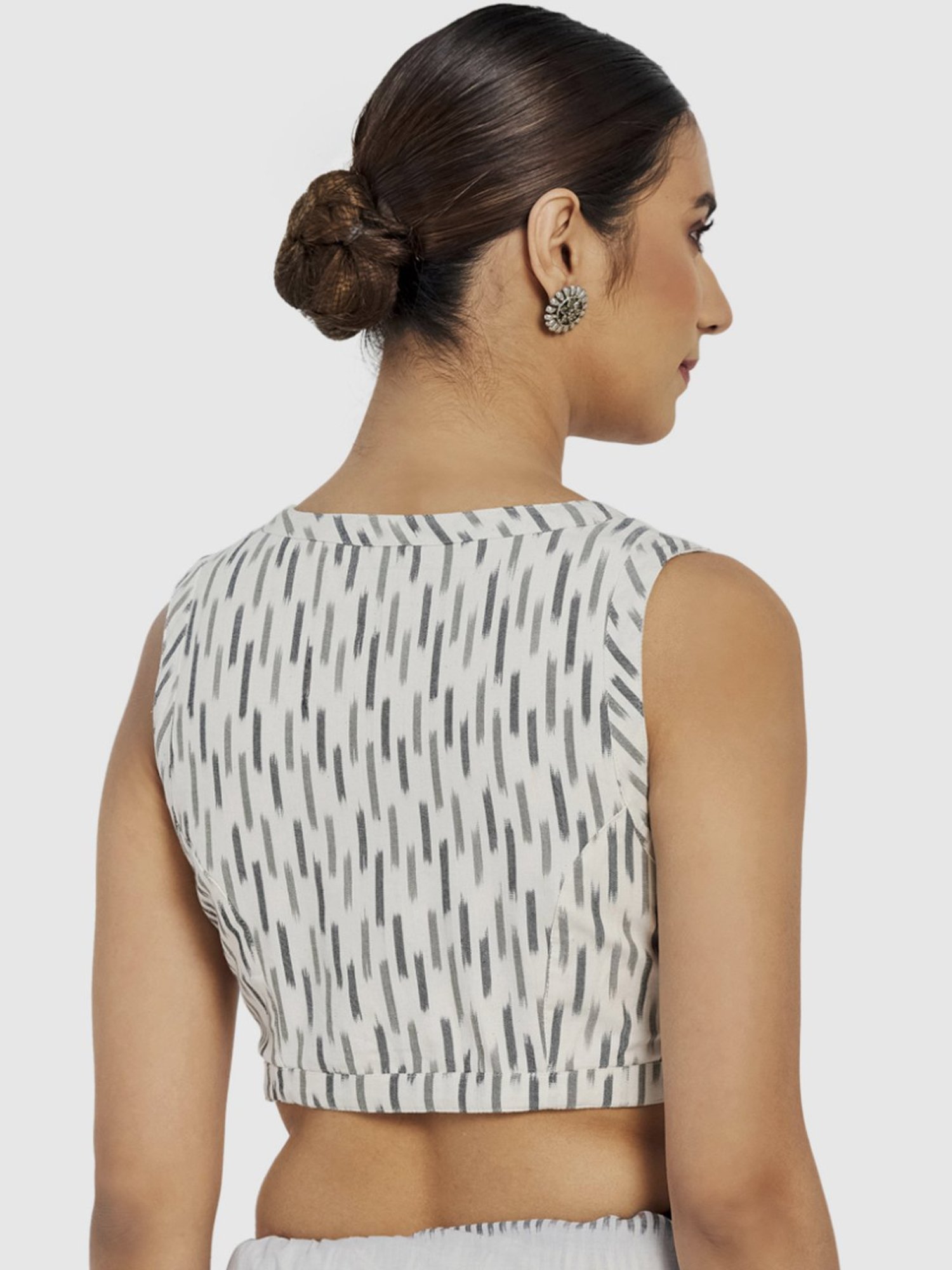 Salwar Studio Red Textured Blouse