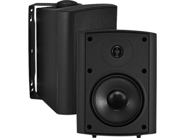 OSD Audio AP450 4" 110W Outdoor Patio Speaker, Pair, Black