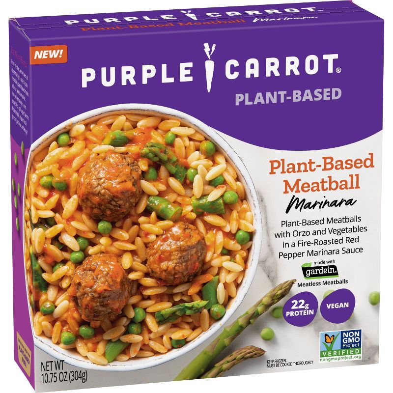 Purple Carrot Frozen Plant-Based Meatball Marinara - 10.75oz