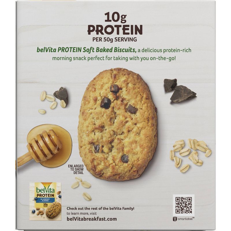 belVita Protein Oats Honey and Chocolate Breakfast Bars - 4ct