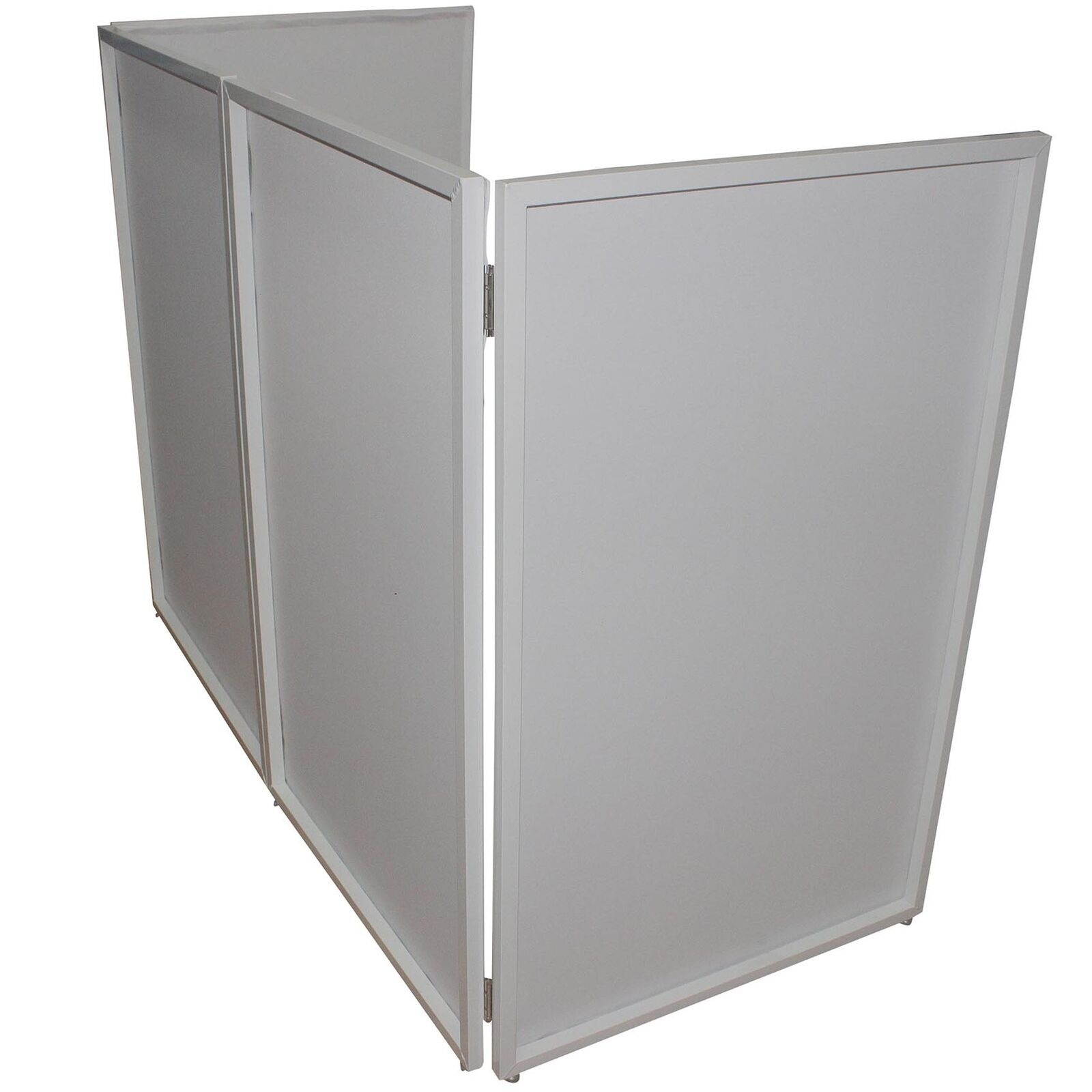 ProX XF-4X3048W 4 Panel DJ Facade White Portable Panels W/Bag+Black+White Scrims