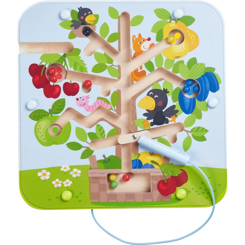 HABA Orchard Maze Magnetic Game Develops Fine Motor Skills & Color Recognition
