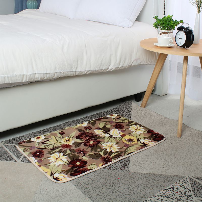 1'2"x2'4" Oval Floor Mat Brown - JumpSport