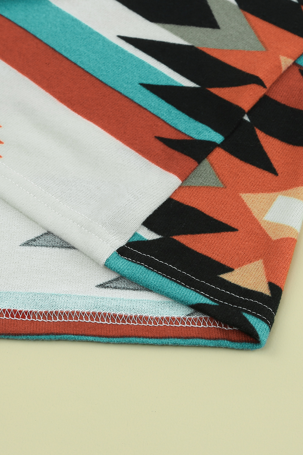 Karen Kane Long Sleeve Asymmetrical Hem Round Neck Sweater