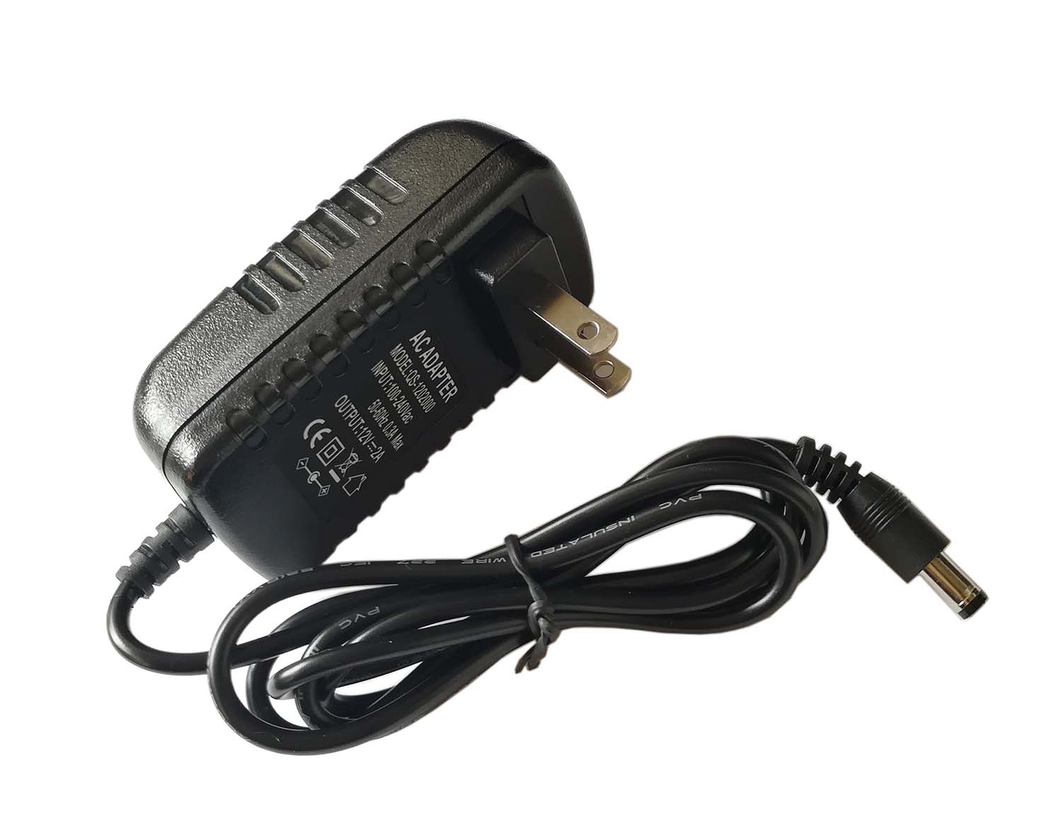 easyday 12V 2A Power Adapter Supply AC to DC 2.1mm X 5.5mm Plug