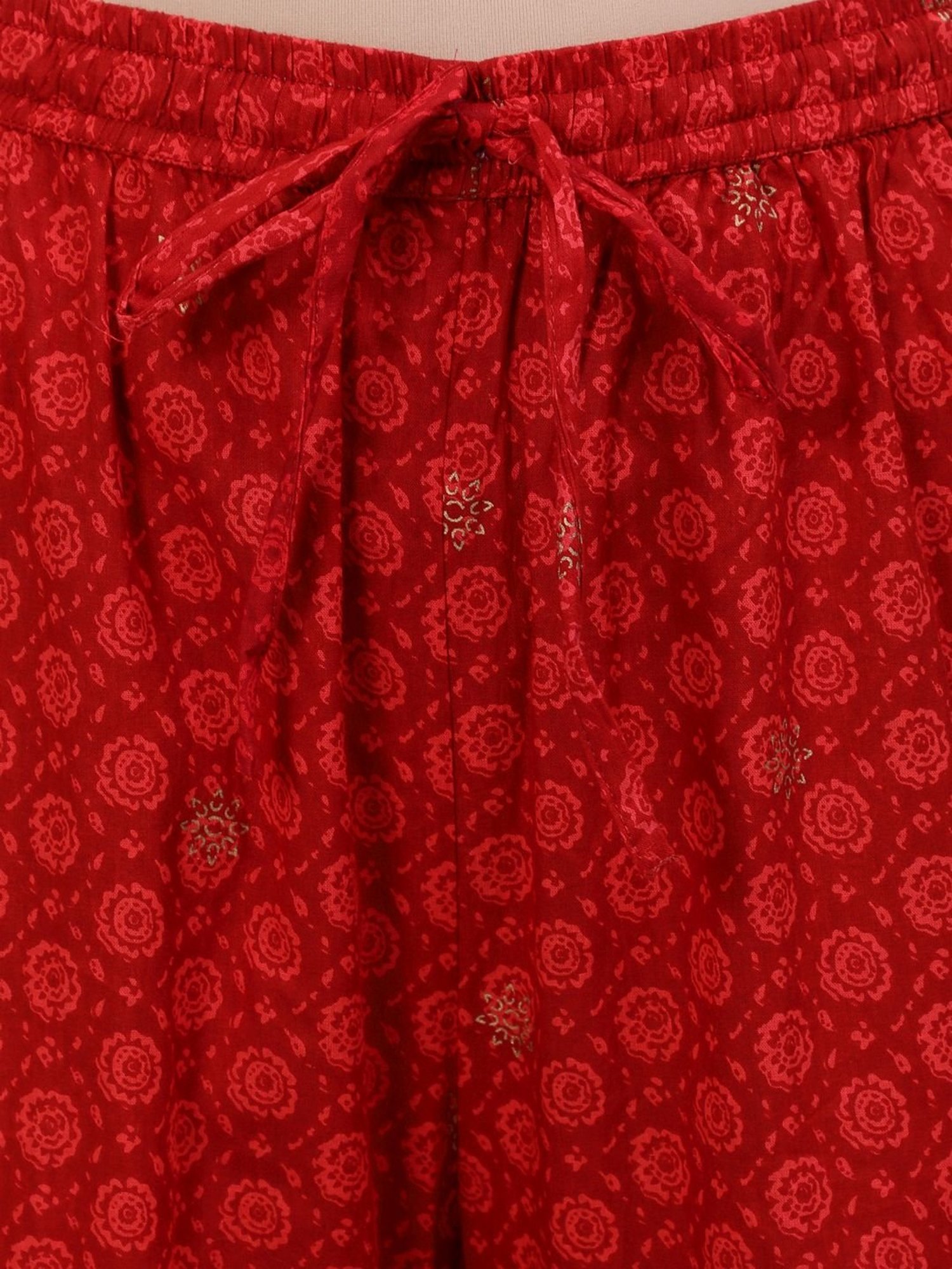 Ishin Maroon Embroidered Kurti Sharara Set With Dupatta