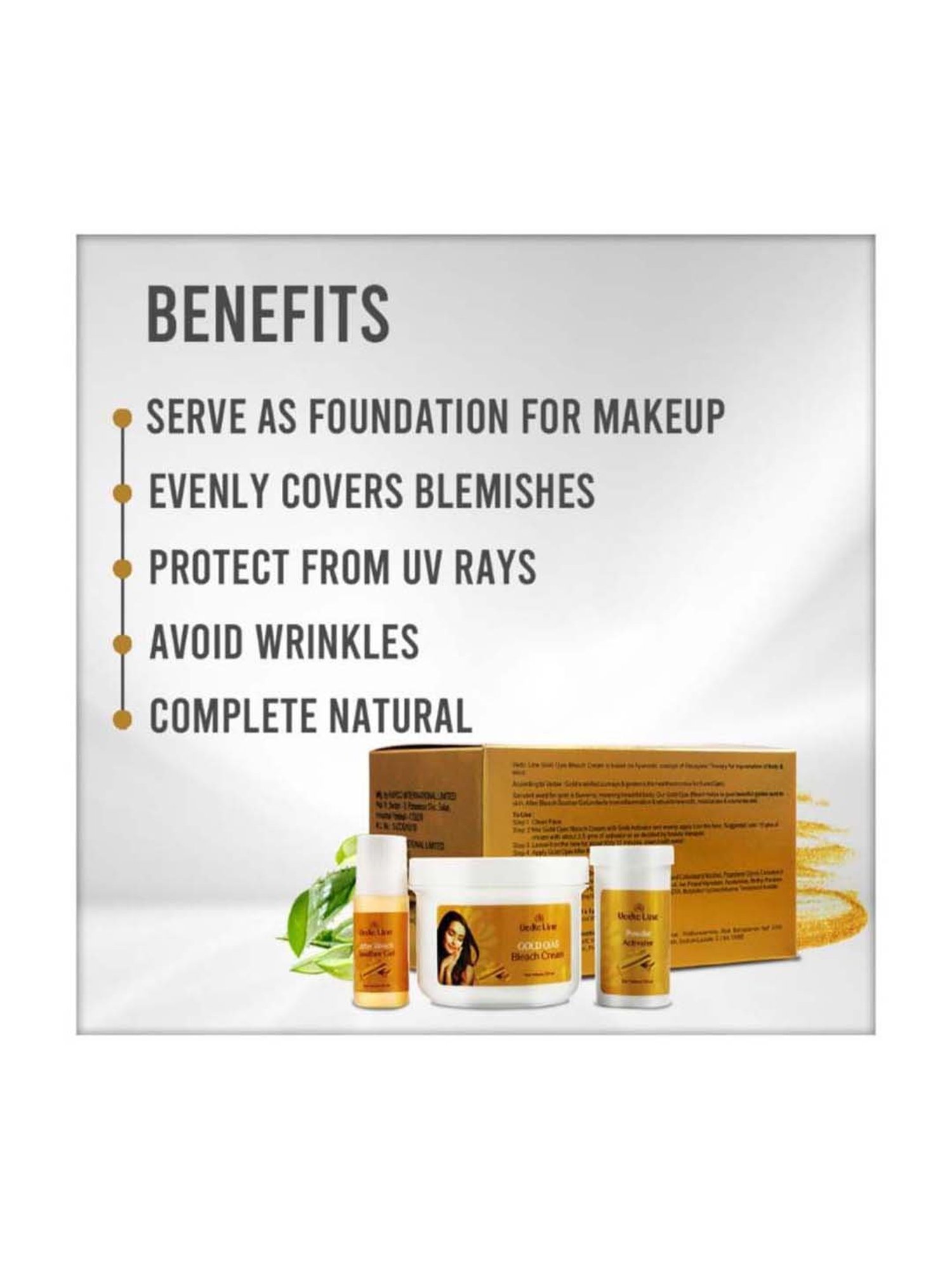 VEDIC LINE Gold Ojas Bleach - 300 ml