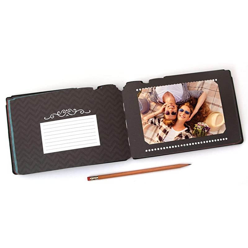 Snap Shots 10quot Vintage Camera Shaped DieCut 25 Page Photo Album