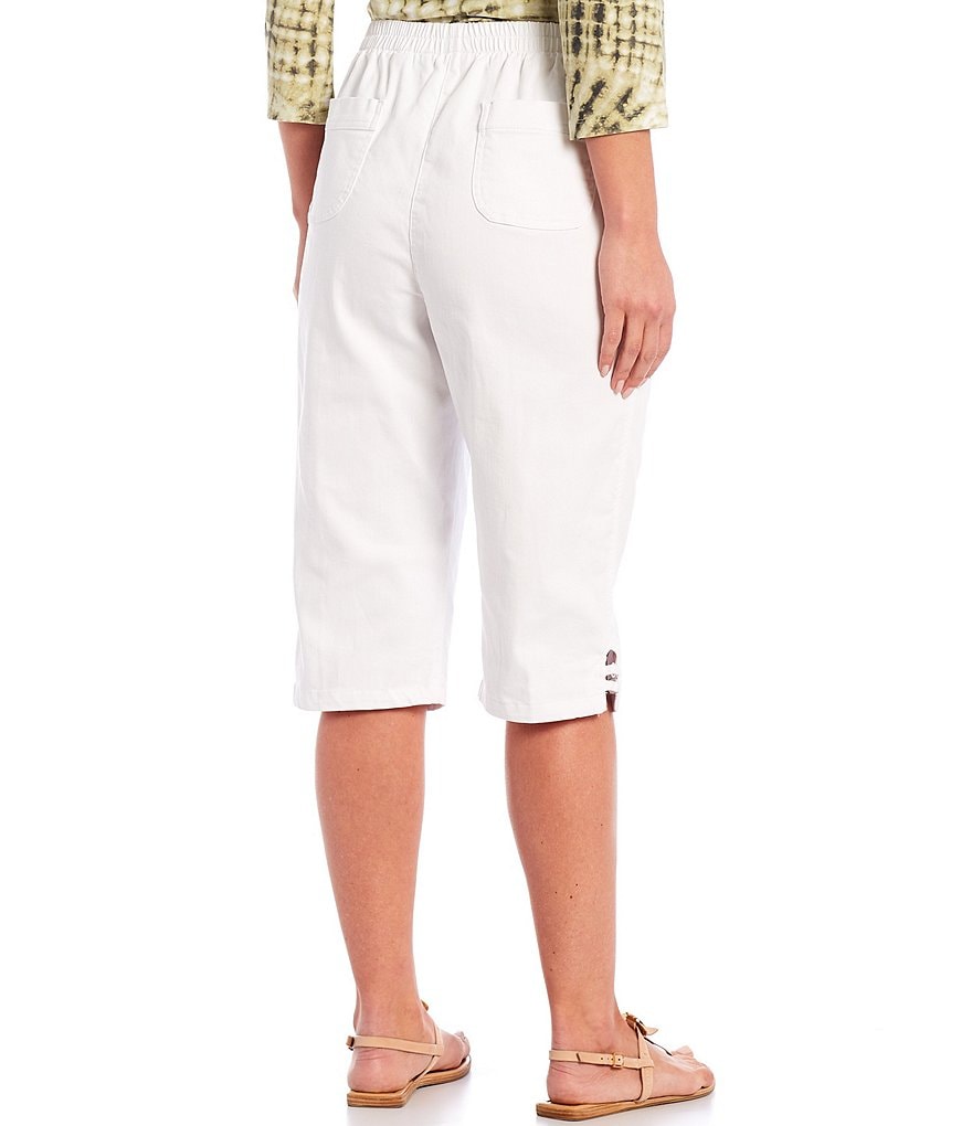 Allison Daley Petite Size True Navy Pull On Bermuda Shorts