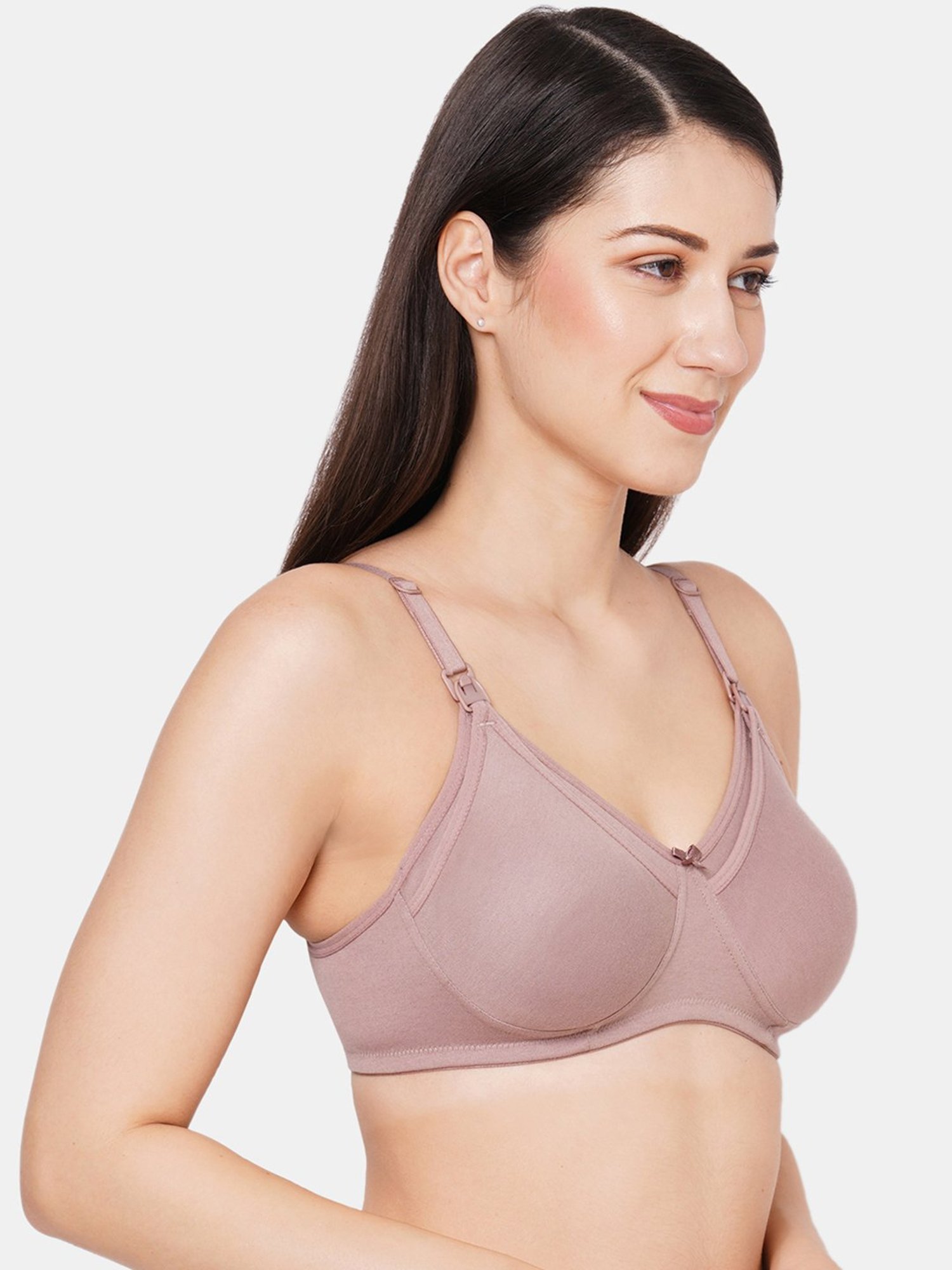 Inner Sense White Non Wired Non Padded Nursing Bra