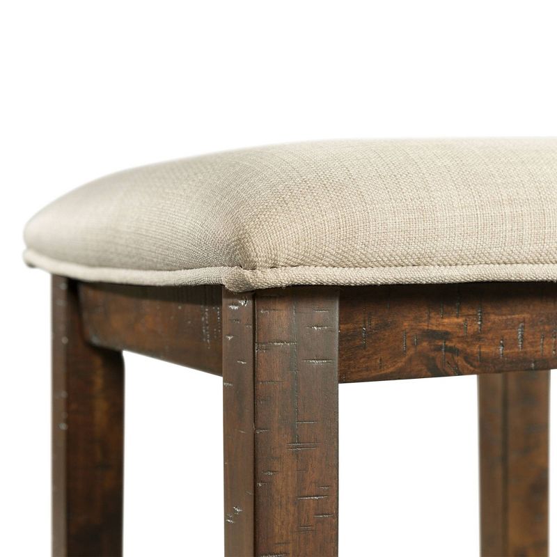 5pc Coya Rustic Bar Height Dining Set Natural - HOMES: Inside + Out