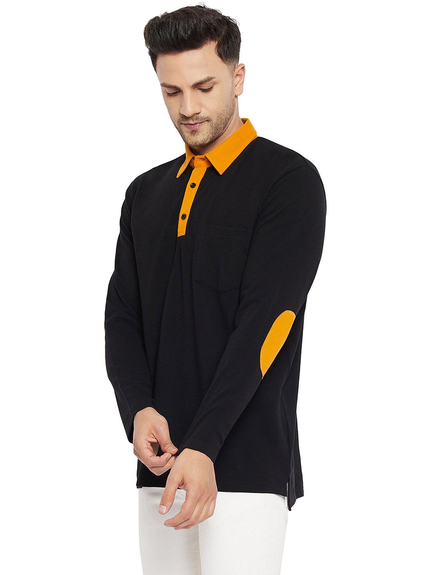 Hypernation Black Polo T-Shirt