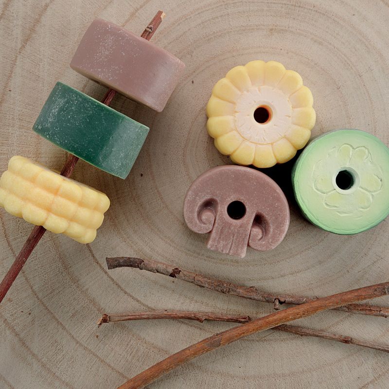 Yellow Door Sensory Play Stones: Threading Kebabs - Set of 12