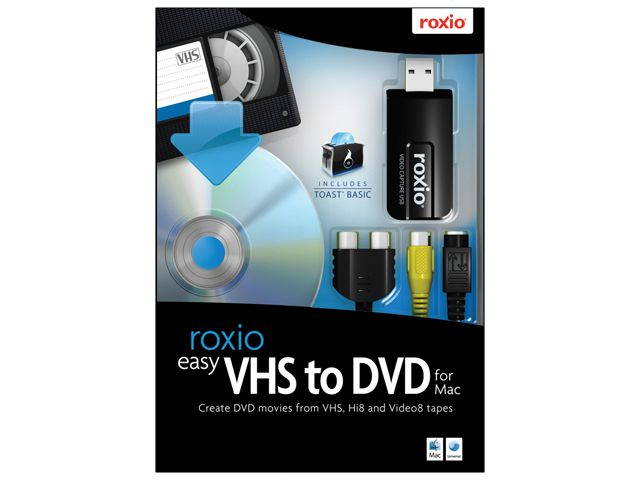 Roxio Easy VHS To DVD For Mac