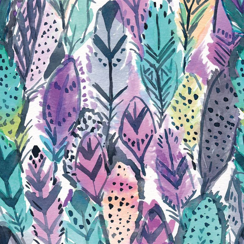 Artisan Stainless Steel Tumbler - Radiant Feathers