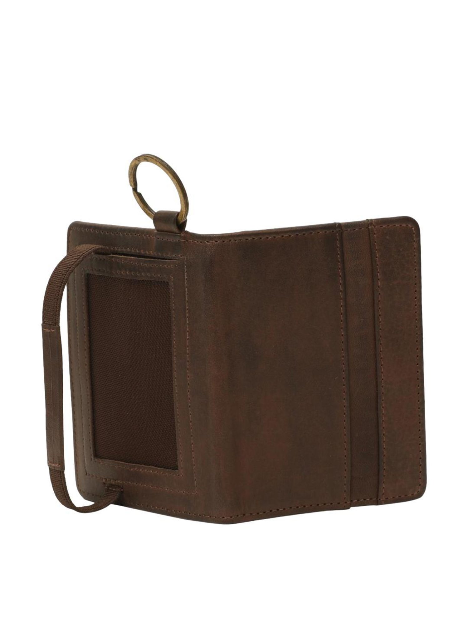 KOMPANERO Jaxon Brown Solid Card Holder