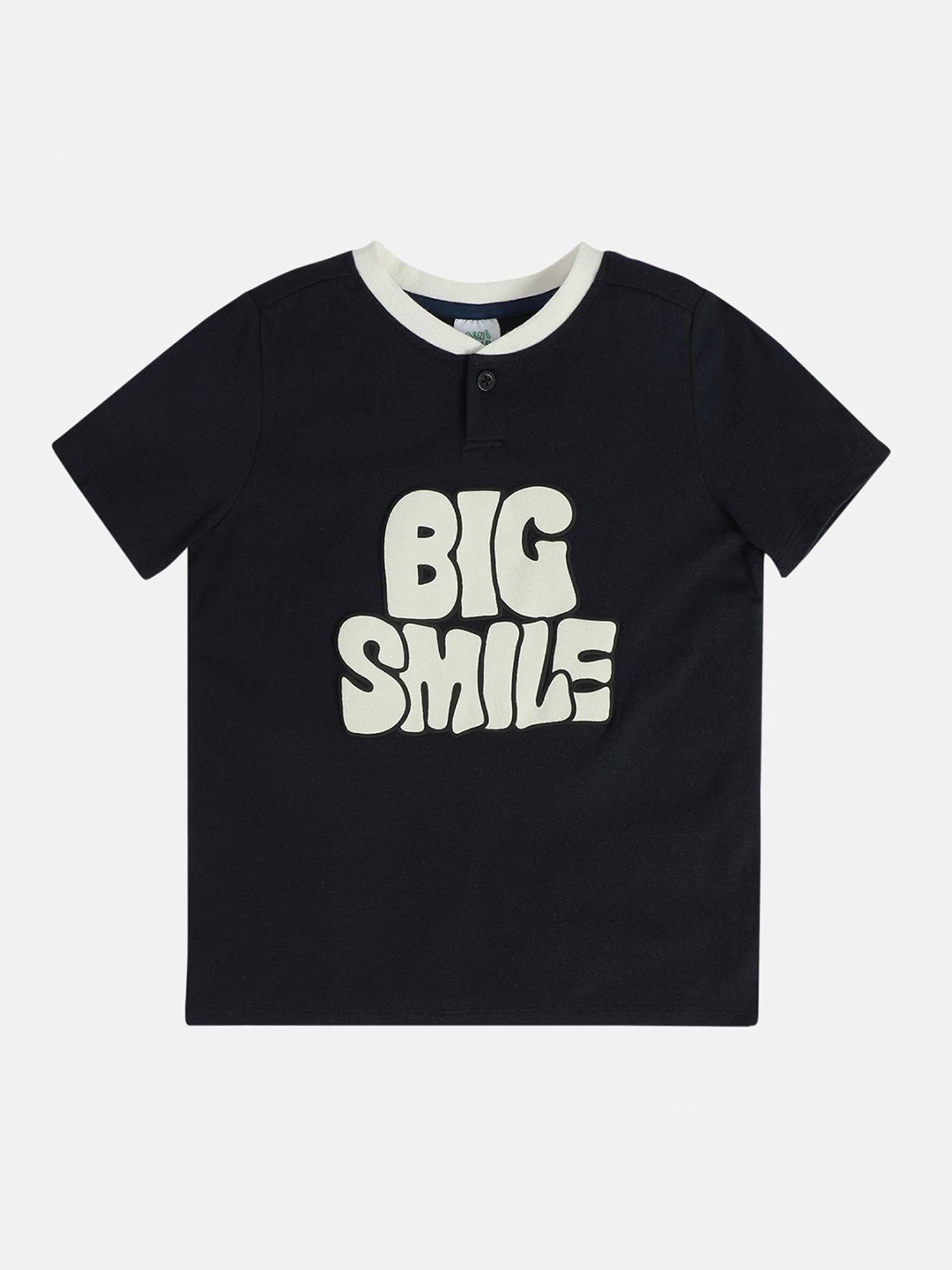 MINIKLUB Boys Black Graphic Print T-Shirt