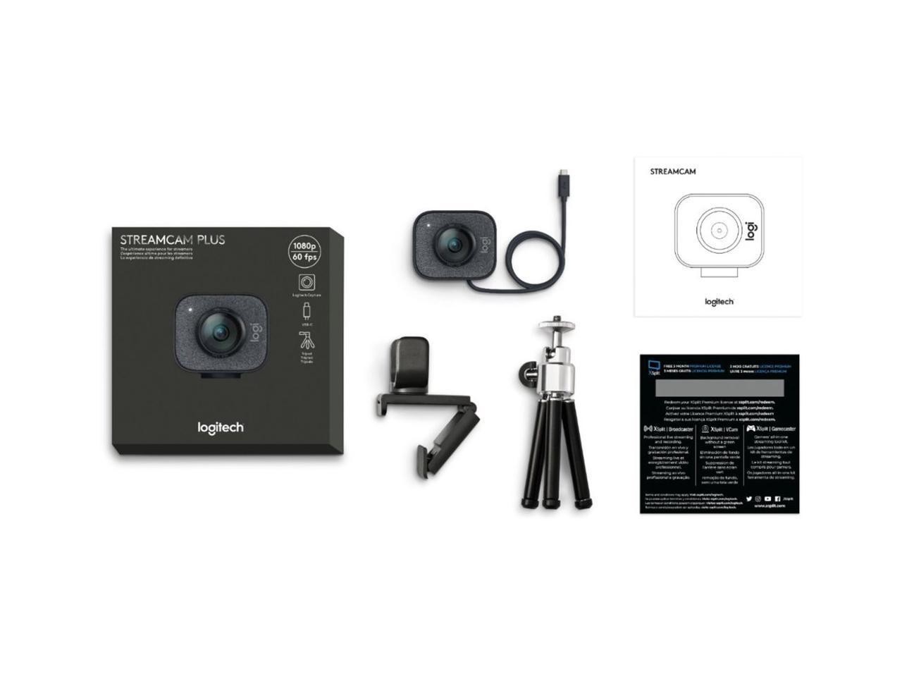 Logitech StreamCam, 1080P HD 60fps Streaming Webcam with USB-C and Built-in Microphone (In Hand)1080P at 60 fps The ultimate streaming experience for both creator And audience with ultra-smooth