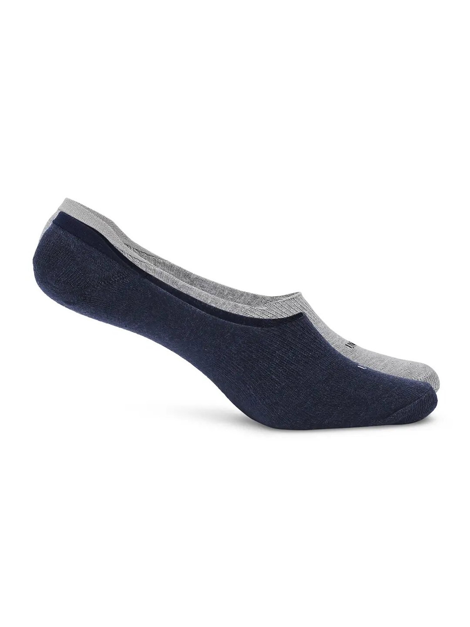 UnderJeans by Spykar Assorted No Show Socks - Pack of 2