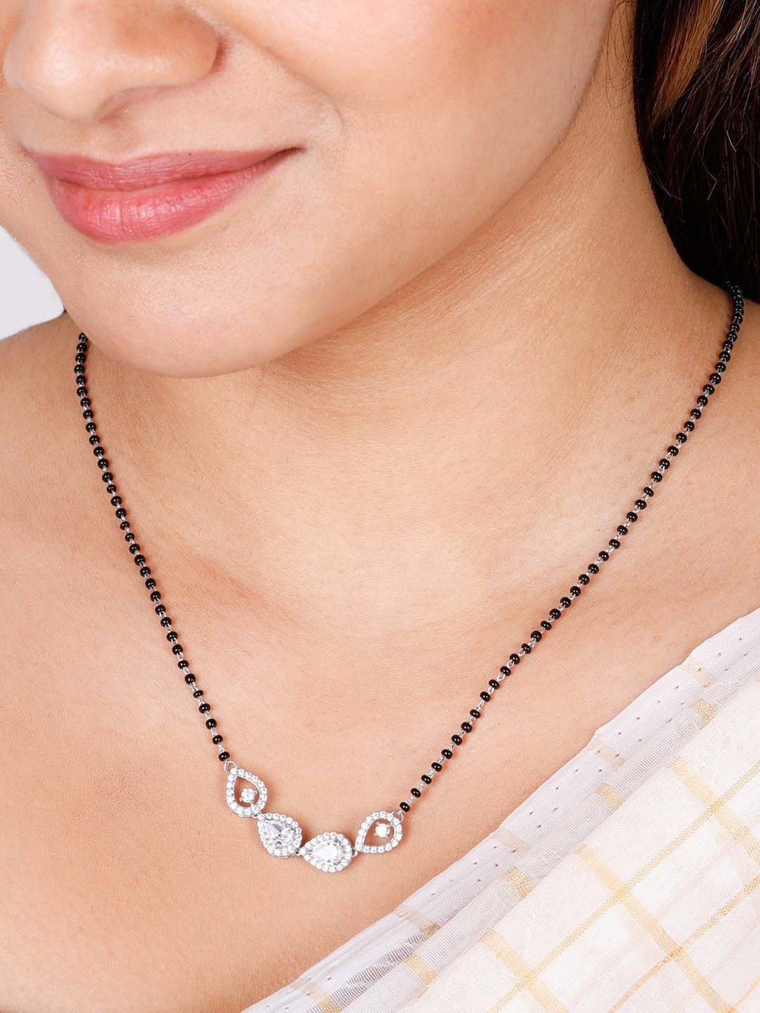 Clara 92.5 Sterling Silver Mangalsutra
