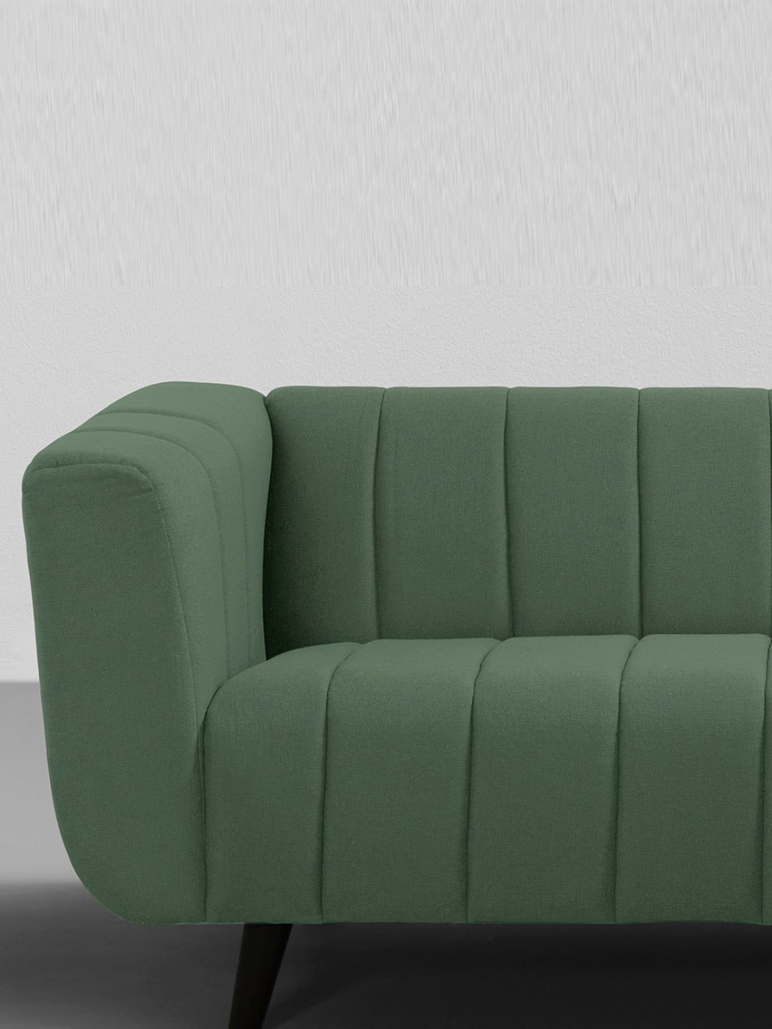 Sleepyhead Kiki Sapling Green Fabric 2 Seater Sofa