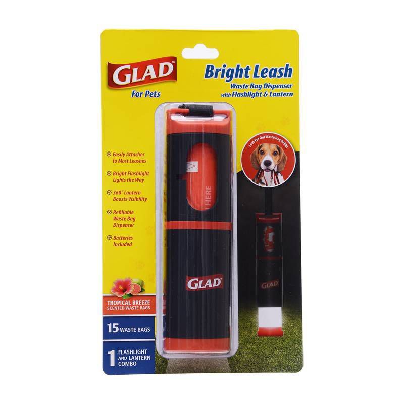 Glad Bright Leash Dispenser for Dogs - 15ct