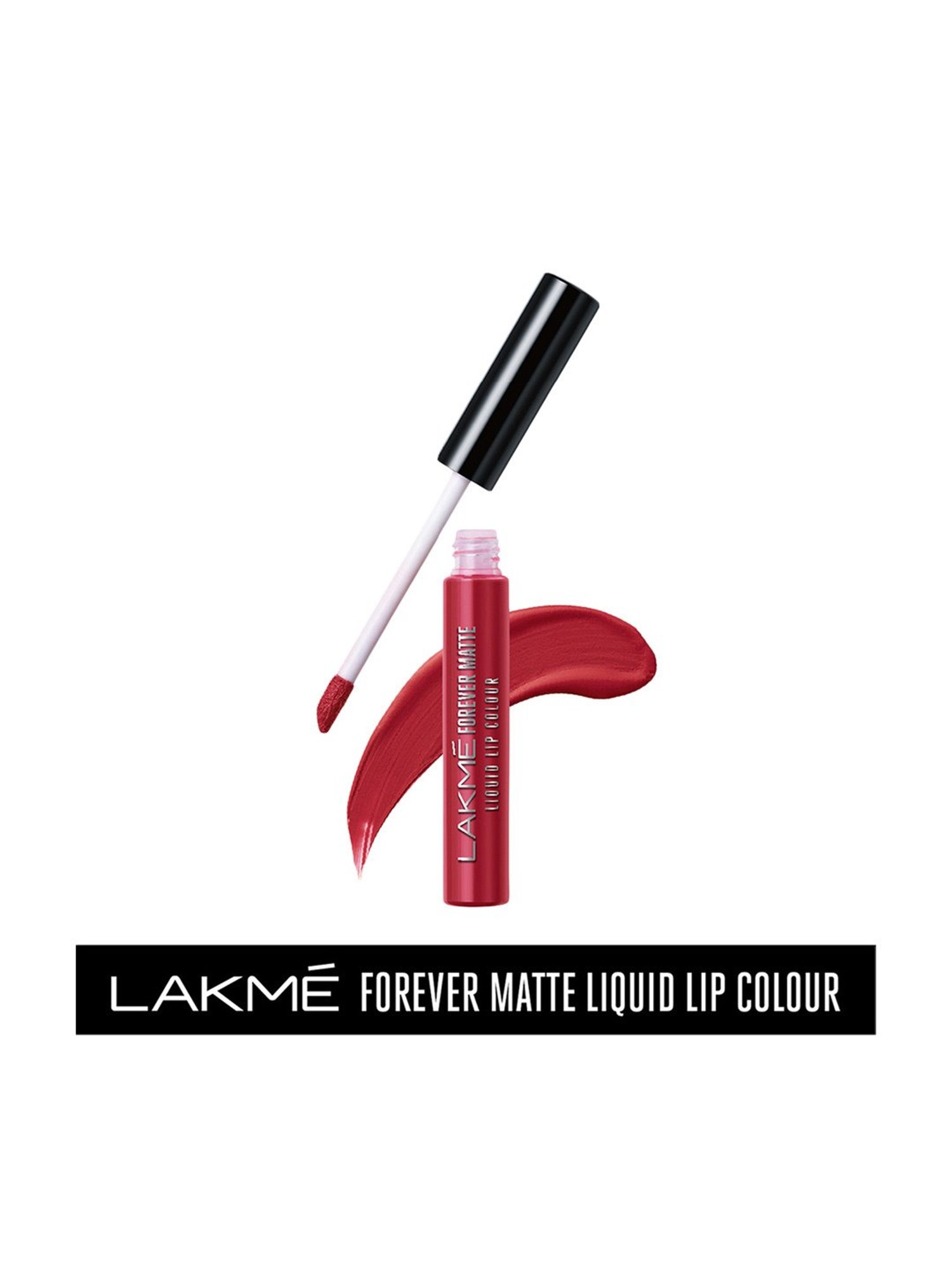Lakme Forever Matte Liquid Lip Colour Red Velvet - 5.6 ml