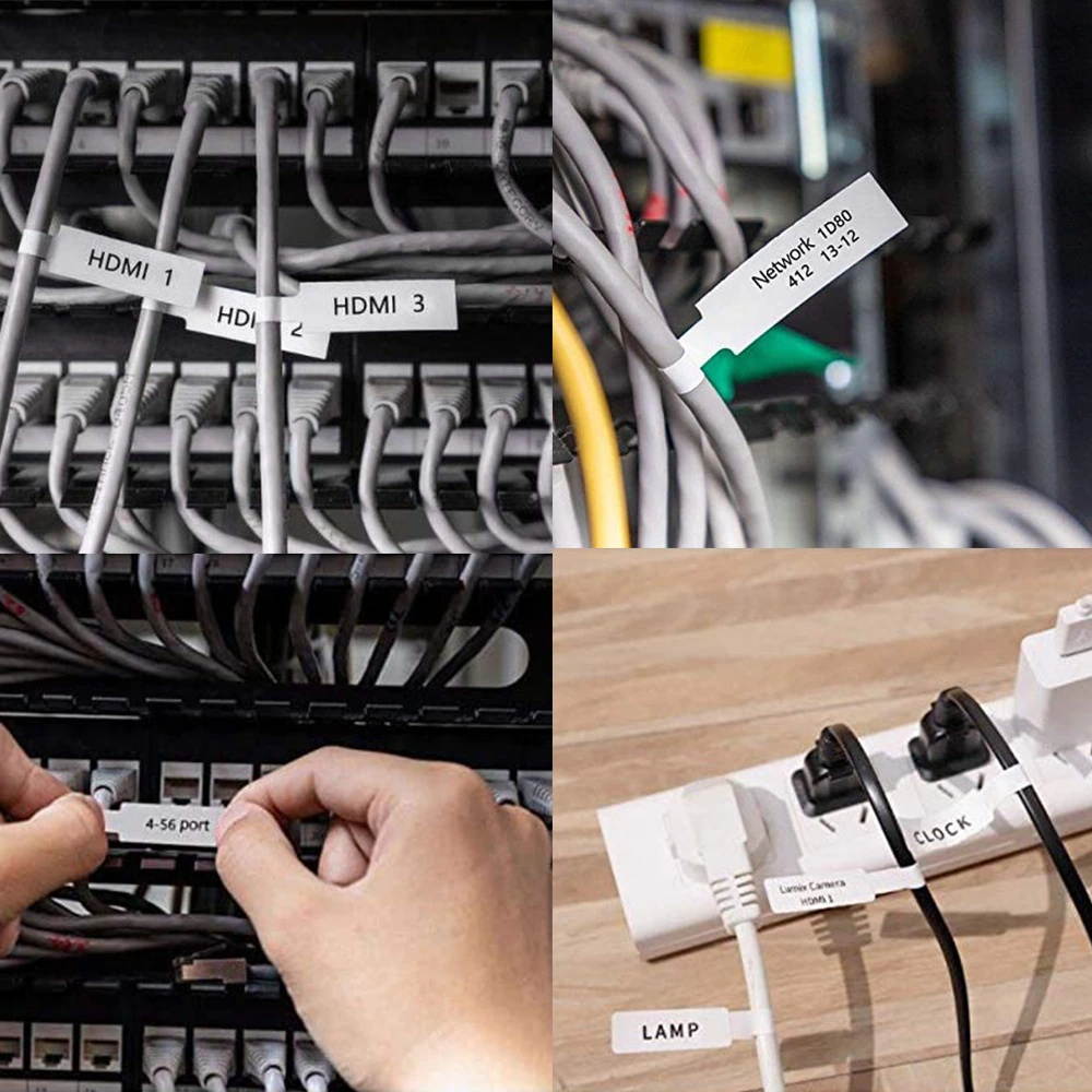 self-adhesive thermal label - suitable for label printer, self-adhesive cable label, 0.98 "x 1.5" -1.57 "