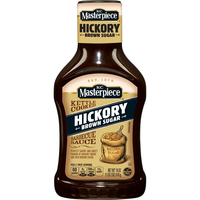 KC Masterpiece Hickory Brown Sugar Barbecue Sauce - 18oz