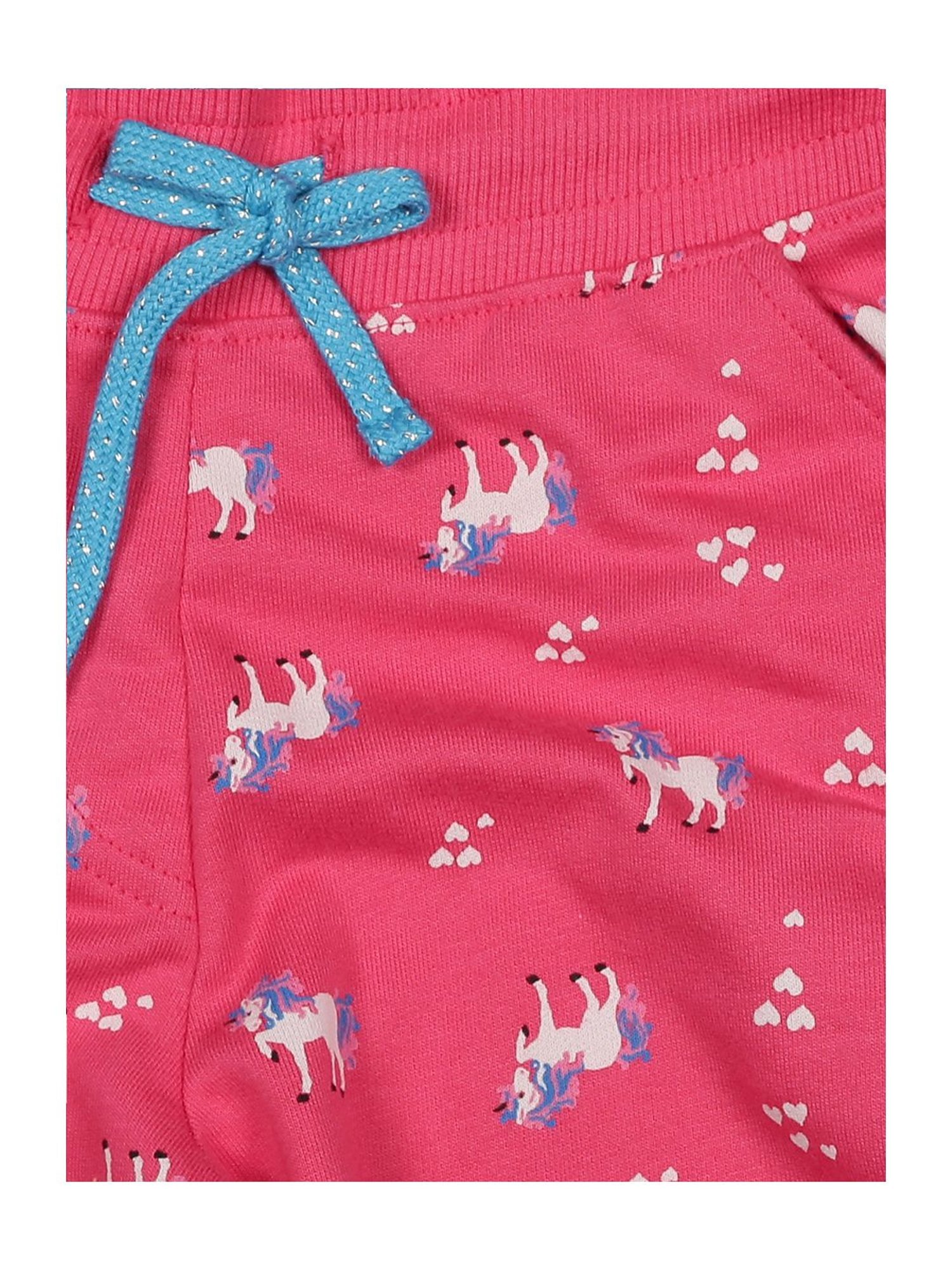 METTLE Girls Navy Solid Joggers